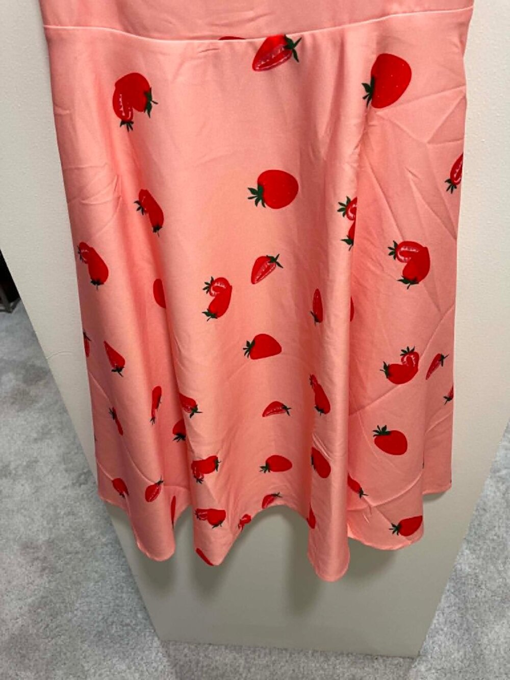LIKE NEW Belle Poque pink midi dress in size M - Picture 7 of 9
